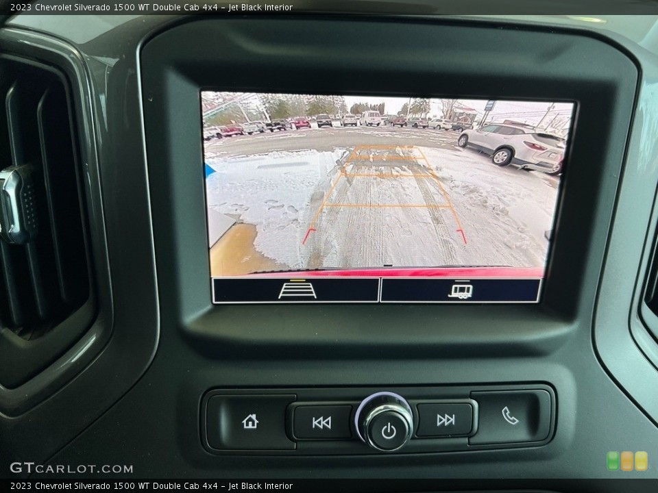Jet Black Interior Controls for the 2023 Chevrolet Silverado 1500 WT Double Cab 4x4 #145537843