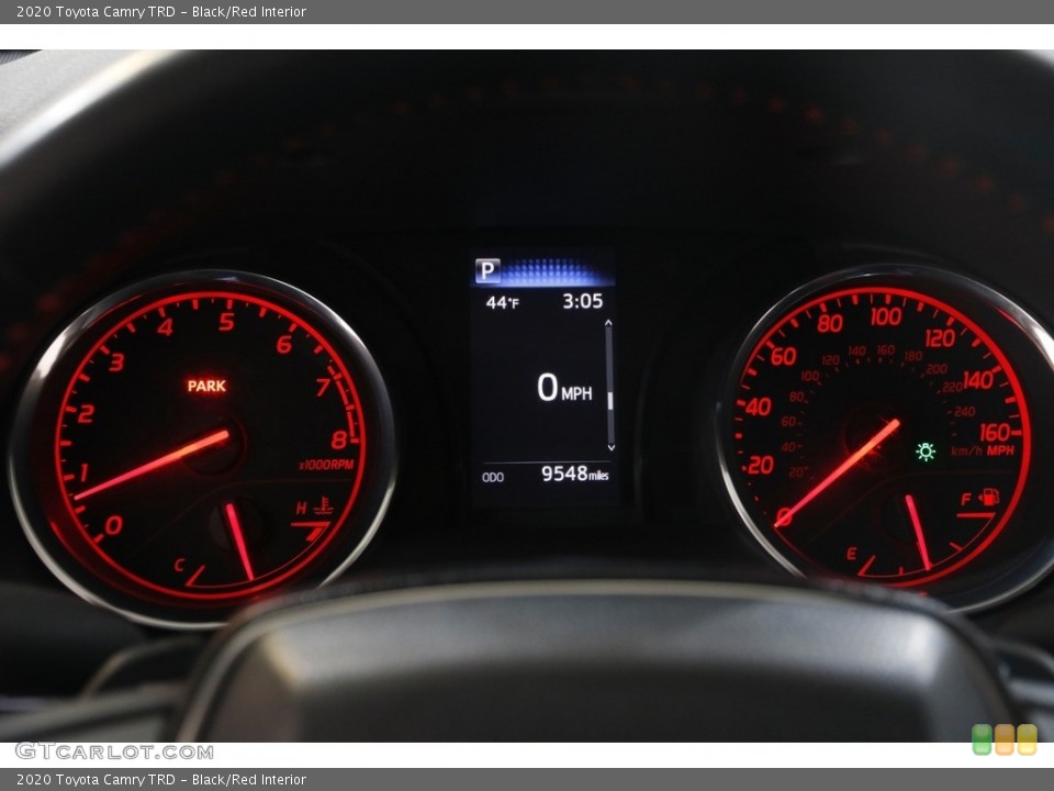 Black/Red Interior Gauges for the 2020 Toyota Camry TRD #145537879