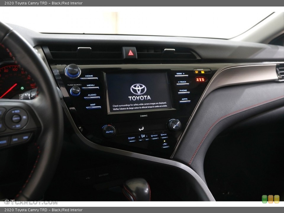 Black/Red Interior Controls for the 2020 Toyota Camry TRD #145537897