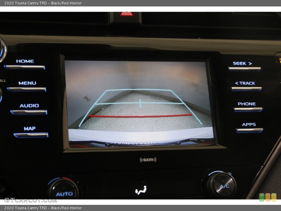 Black/Red Interior Controls for the 2020 Toyota Camry TRD #145537936