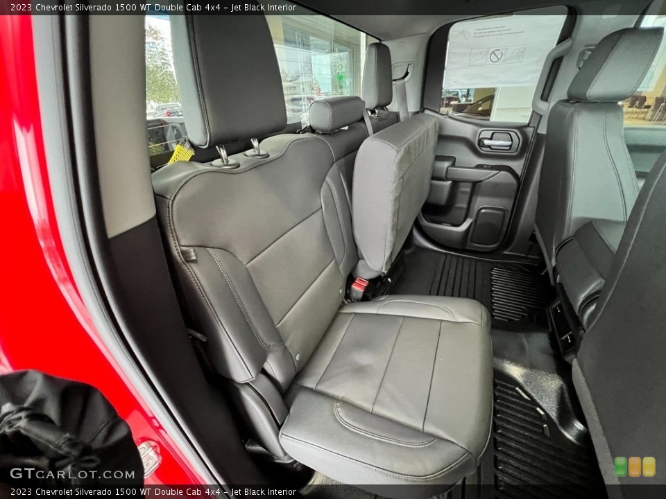 Jet Black Interior Rear Seat for the 2023 Chevrolet Silverado 1500 WT Double Cab 4x4 #145537951