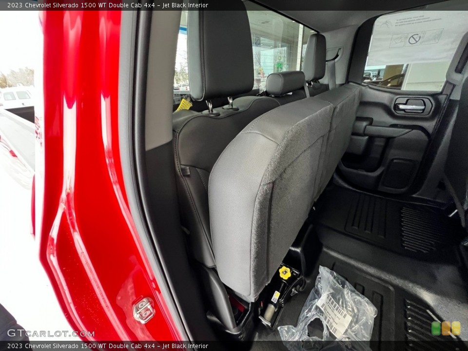 Jet Black Interior Rear Seat for the 2023 Chevrolet Silverado 1500 WT Double Cab 4x4 #145537987