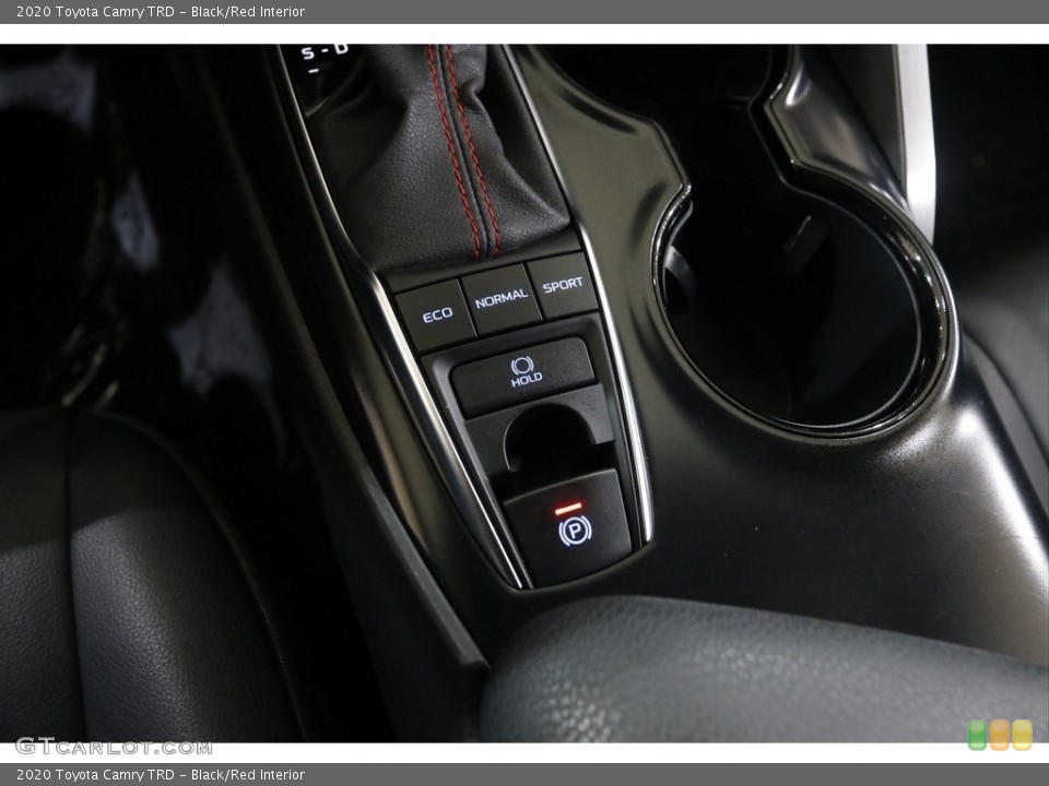Black/Red Interior Controls for the 2020 Toyota Camry TRD #145537996