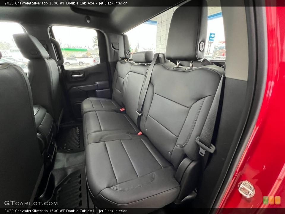 Jet Black Interior Rear Seat for the 2023 Chevrolet Silverado 1500 WT Double Cab 4x4 #145538008