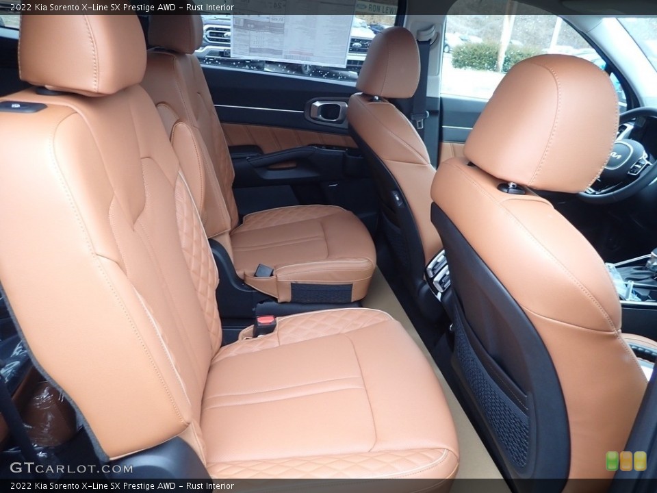 Rust Interior Rear Seat for the 2022 Kia Sorento X-Line SX Prestige AWD #145538377