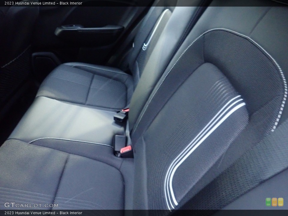 Black Interior Rear Seat for the 2023 Hyundai Venue Limited #145538419