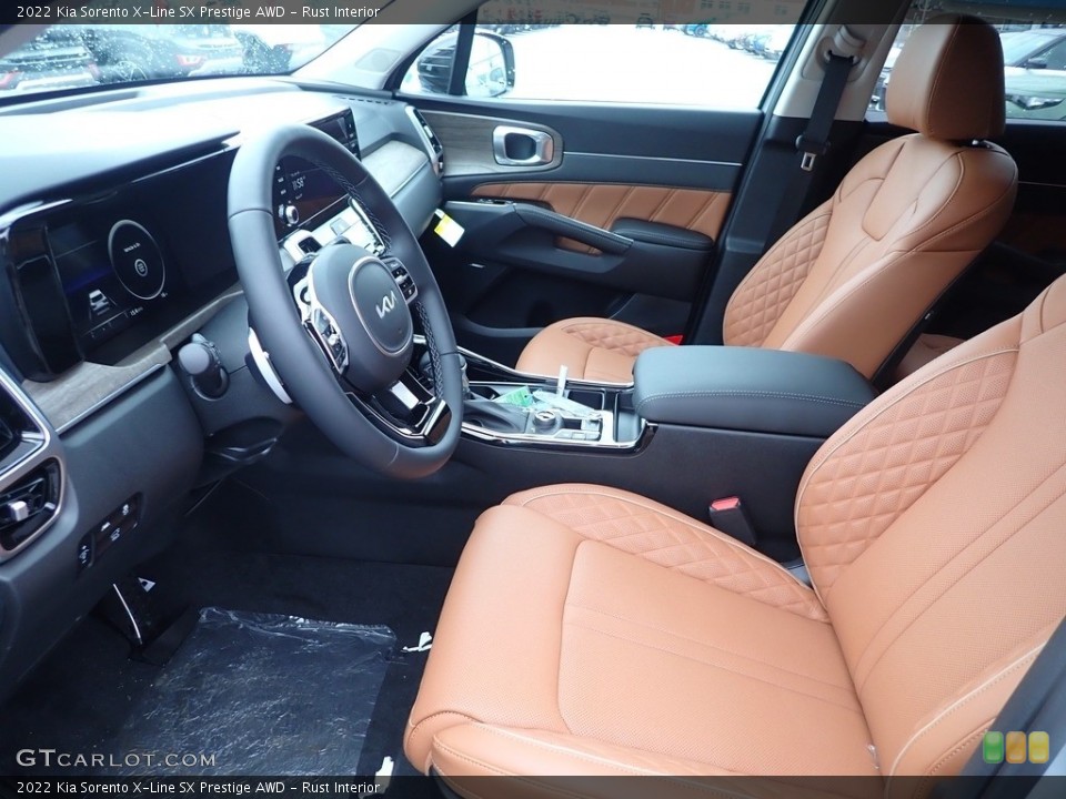 Rust Interior Photo for the 2022 Kia Sorento X-Line SX Prestige AWD #145538473
