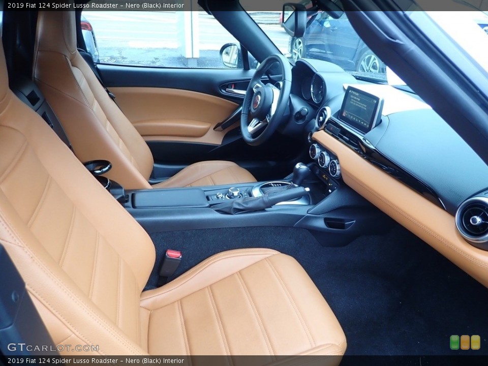 Nero (Black) Interior Front Seat for the 2019 Fiat 124 Spider Lusso Roadster #145538797