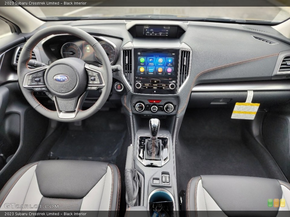 Black Interior Dashboard for the 2023 Subaru Crosstrek Limited #145539067