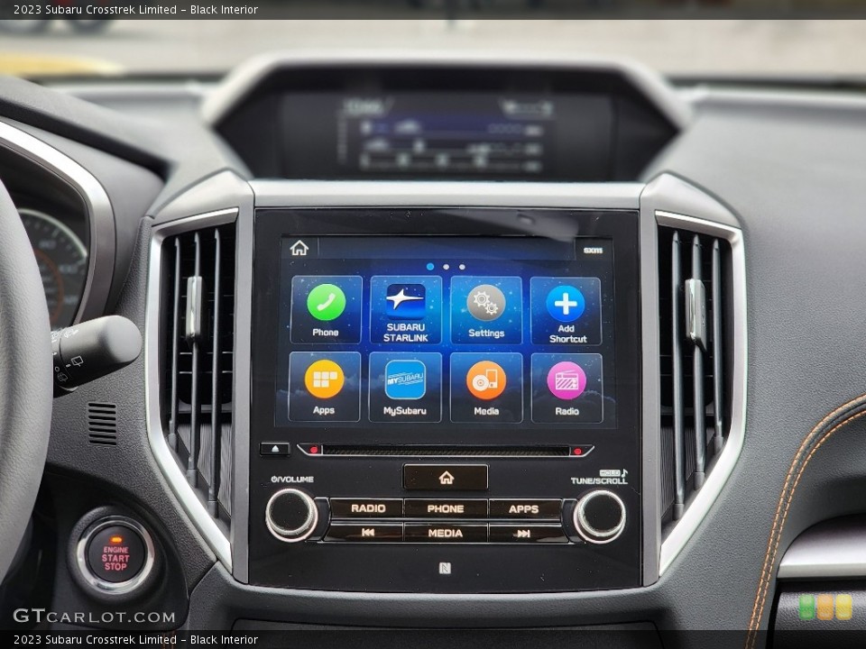 Black Interior Controls for the 2023 Subaru Crosstrek Limited #145539093