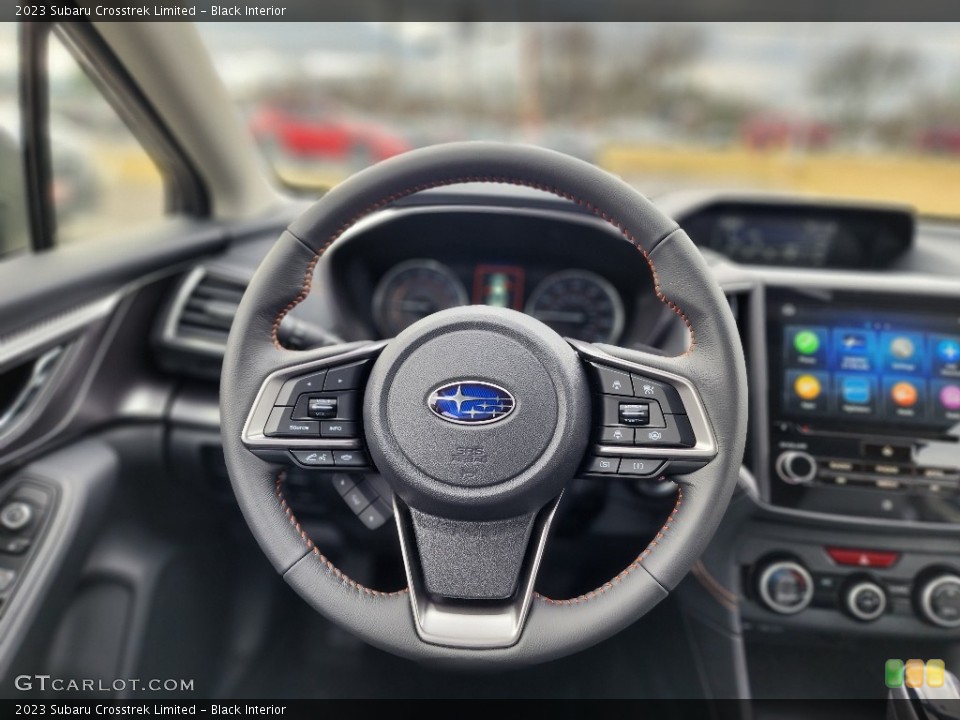 Black Interior Steering Wheel for the 2023 Subaru Crosstrek Limited #145539169