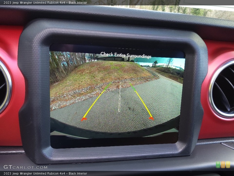 Black Interior Navigation for the 2023 Jeep Wrangler Unlimited Rubicon 4x4 #145539388