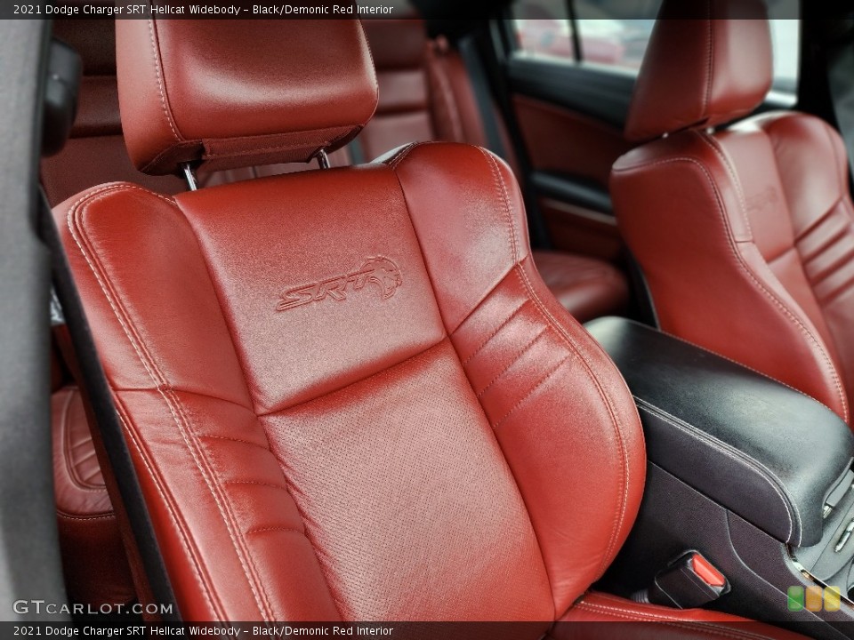 Black/Demonic Red 2021 Dodge Charger Interiors