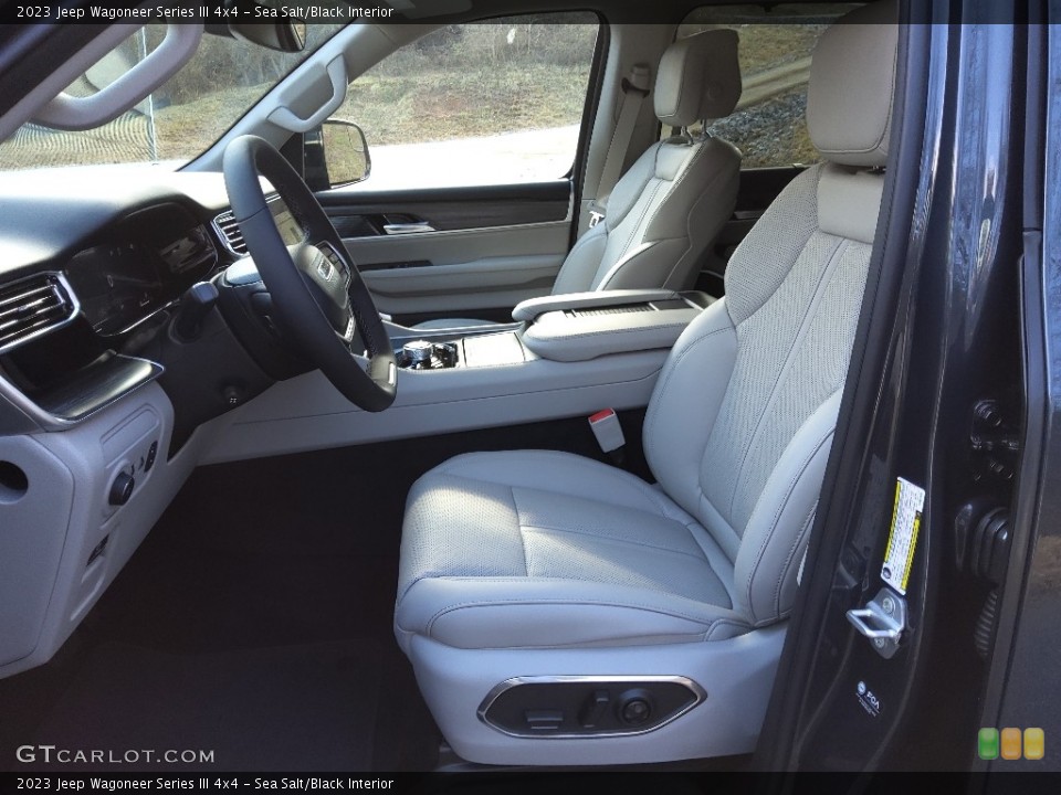 Sea Salt/Black Interior Front Seat for the 2023 Jeep Wagoneer Series III 4x4 #145539985