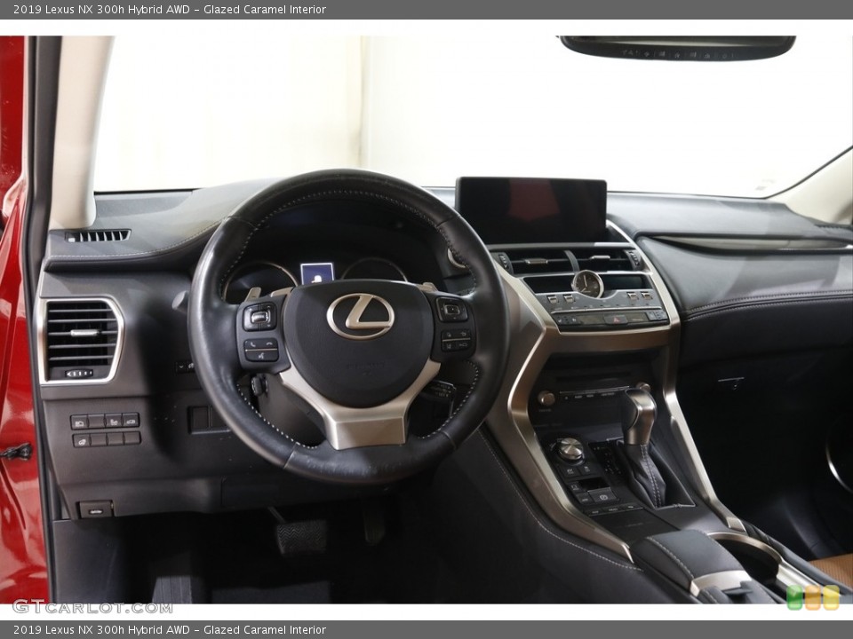 Glazed Caramel Interior Dashboard for the 2019 Lexus NX 300h Hybrid AWD #145540096