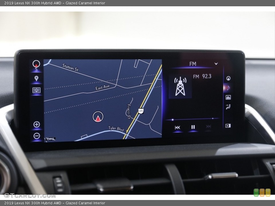 Glazed Caramel Interior Navigation for the 2019 Lexus NX 300h Hybrid AWD #145540185