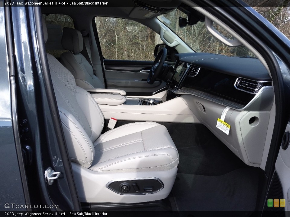 Sea Salt/Black Interior Front Seat for the 2023 Jeep Wagoneer Series III 4x4 #145540284