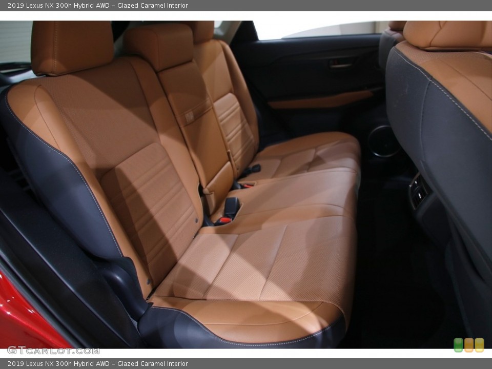 Glazed Caramel Interior Rear Seat for the 2019 Lexus NX 300h Hybrid AWD #145540348