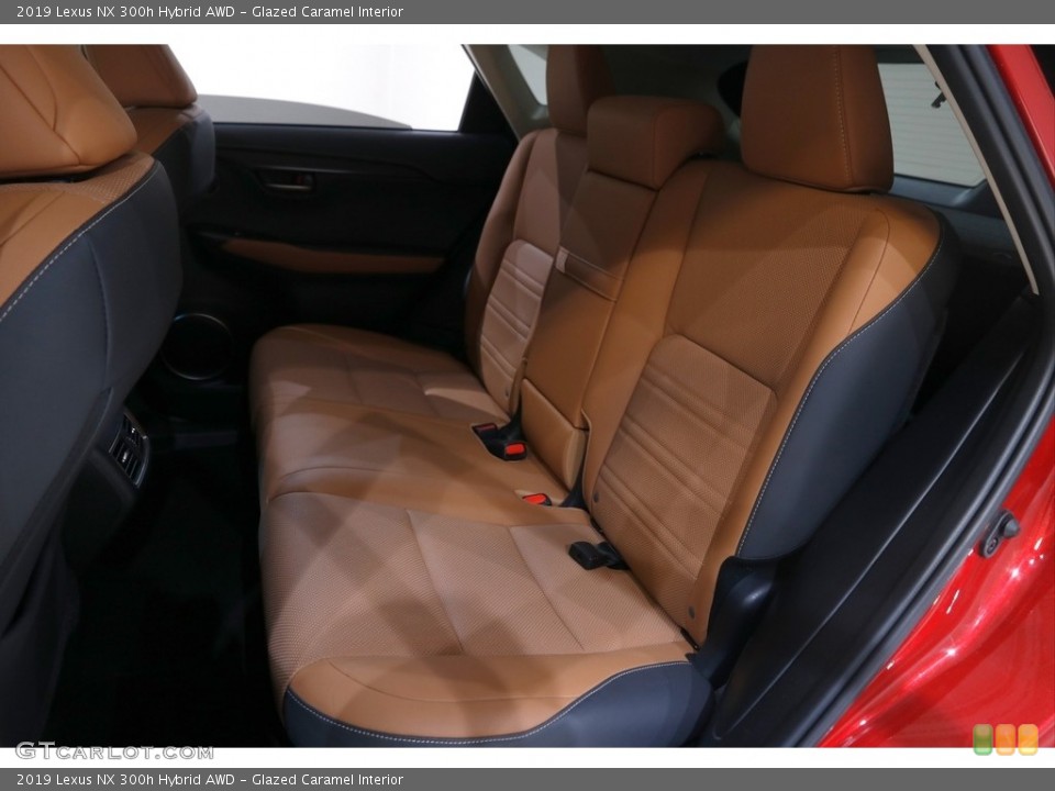 Glazed Caramel Interior Rear Seat for the 2019 Lexus NX 300h Hybrid AWD #145540369