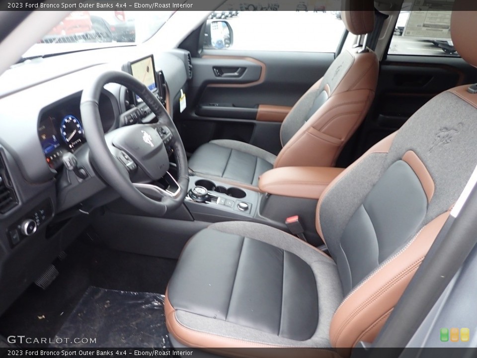 Ebony/Roast Interior Photo for the 2023 Ford Bronco Sport Outer Banks 4x4 #145540447
