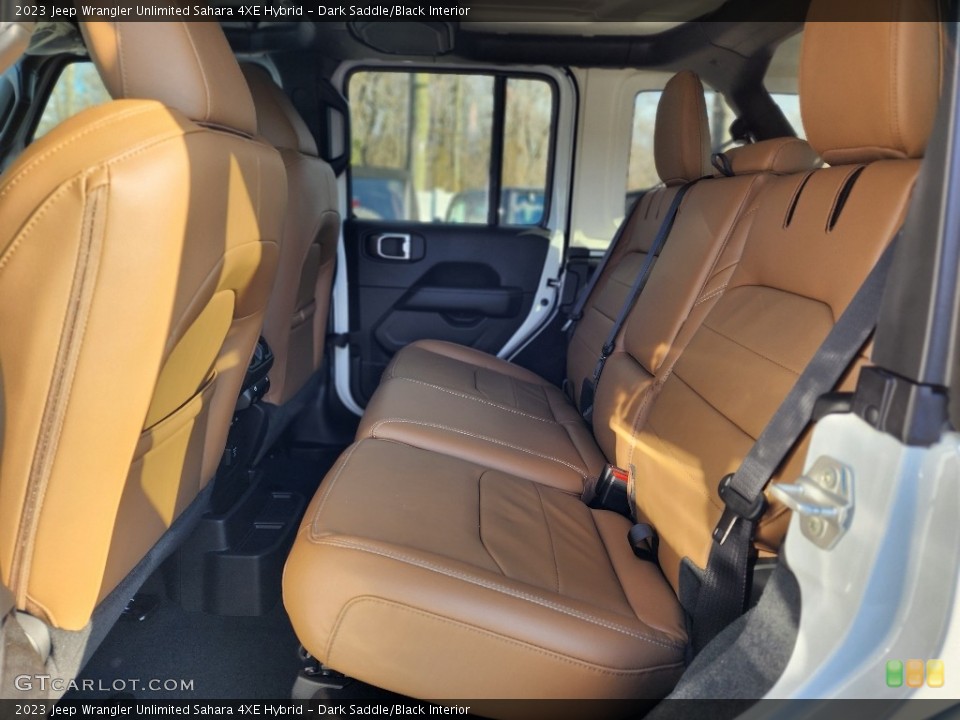 Dark Saddle/Black Interior Rear Seat for the 2023 Jeep Wrangler Unlimited Sahara 4XE Hybrid #145541392