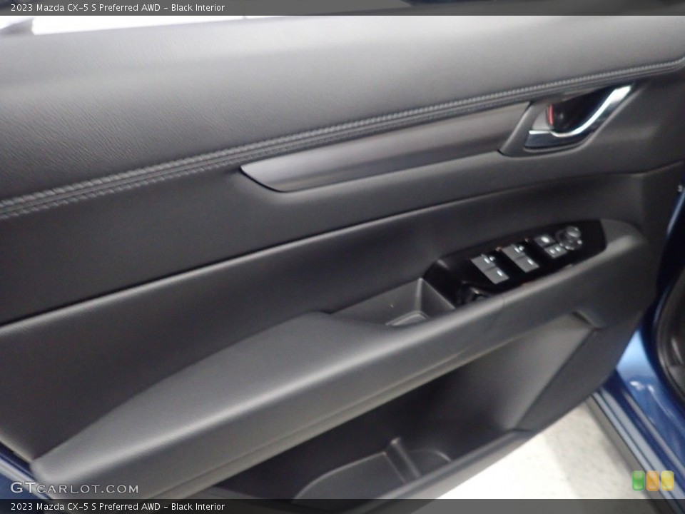 Black Interior Door Panel for the 2023 Mazda CX-5 S Preferred AWD #145541407