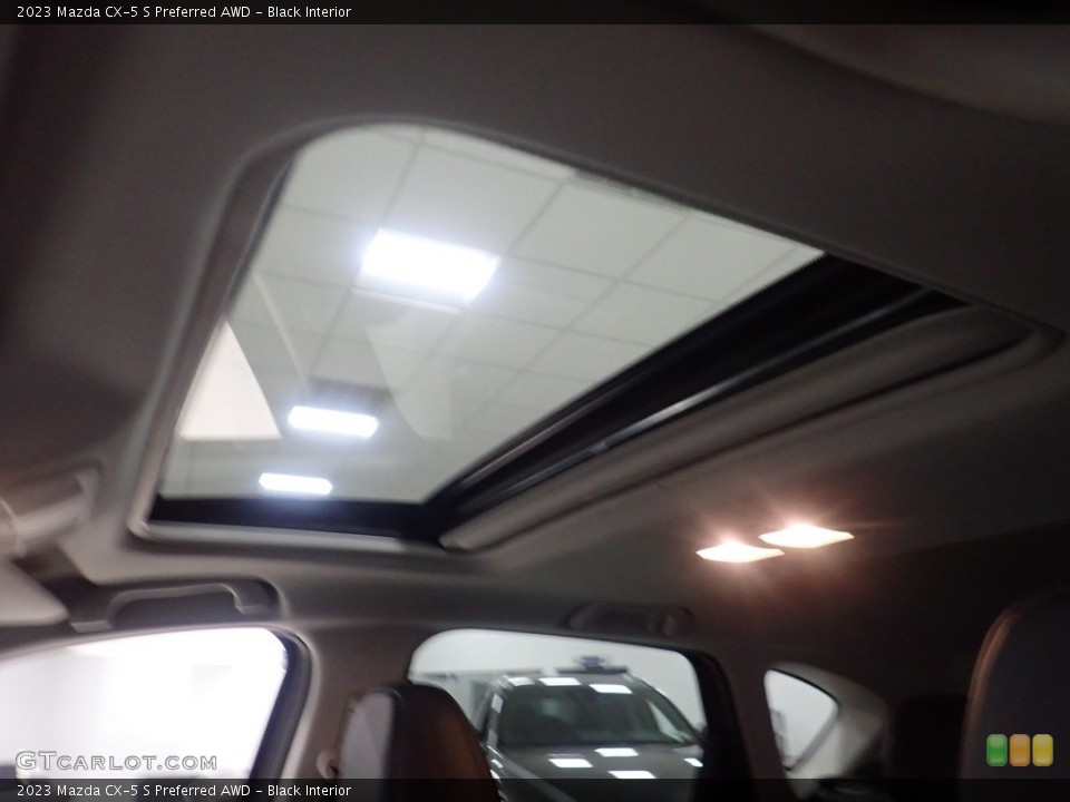 Black Interior Sunroof for the 2023 Mazda CX-5 S Preferred AWD #145541434