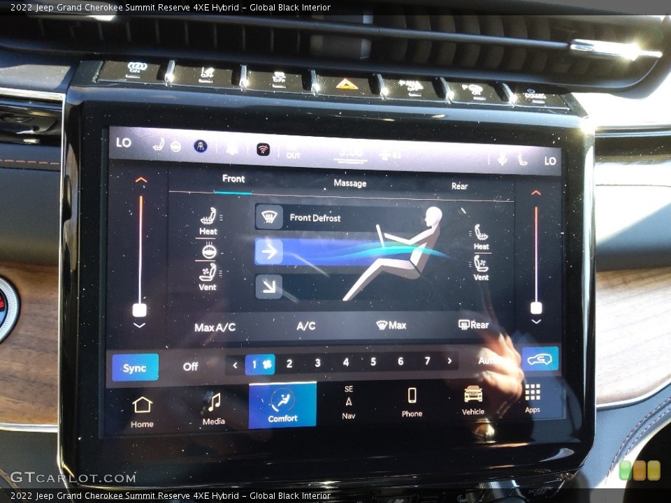 Global Black Interior Controls for the 2022 Jeep Grand Cherokee Summit Reserve 4XE Hybrid #145541596