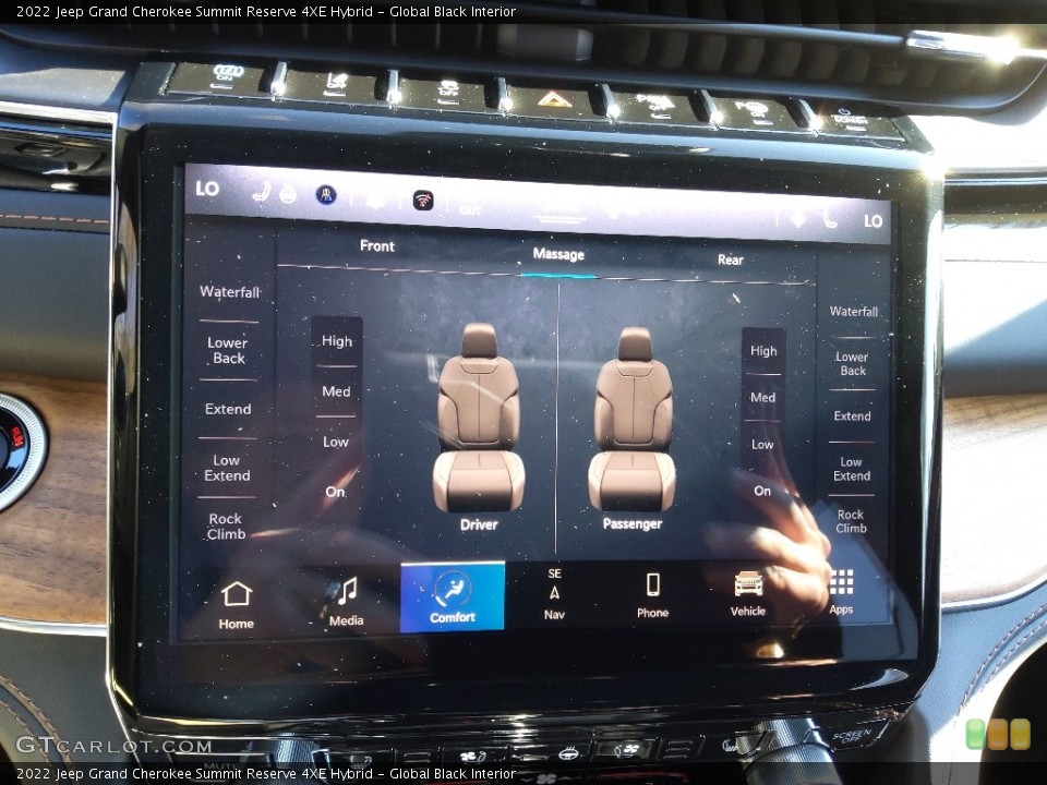 Global Black Interior Controls for the 2022 Jeep Grand Cherokee Summit Reserve 4XE Hybrid #145541626