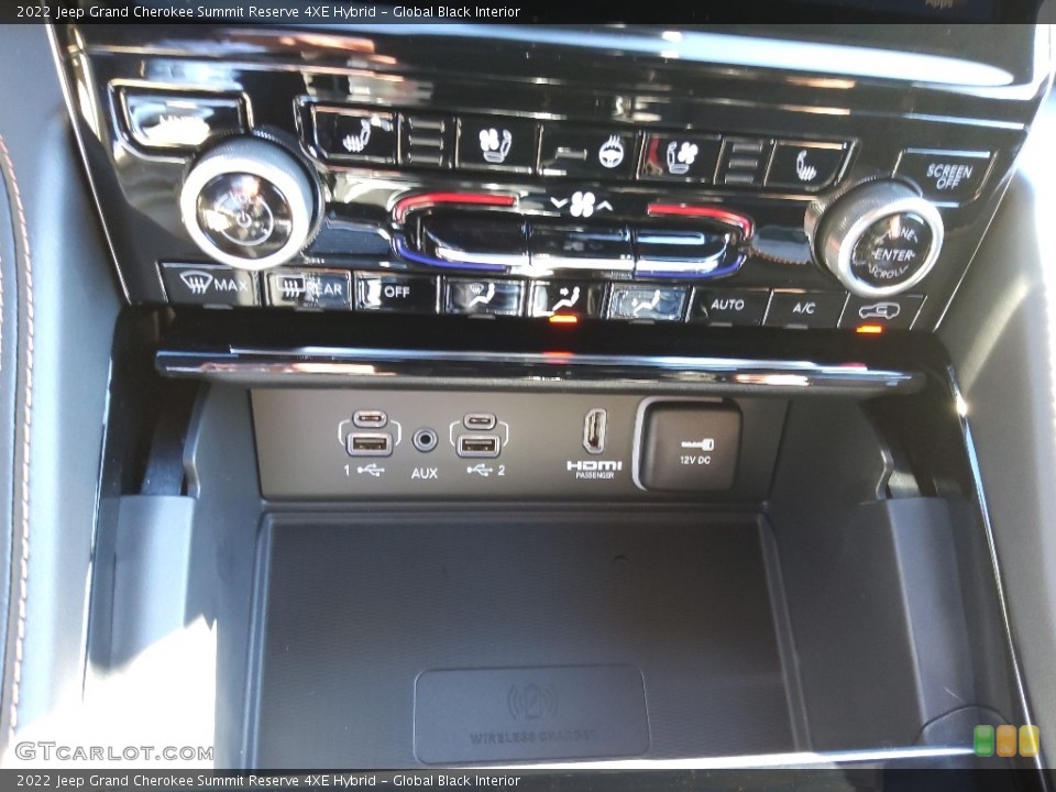 Global Black Interior Controls for the 2022 Jeep Grand Cherokee Summit Reserve 4XE Hybrid #145541701