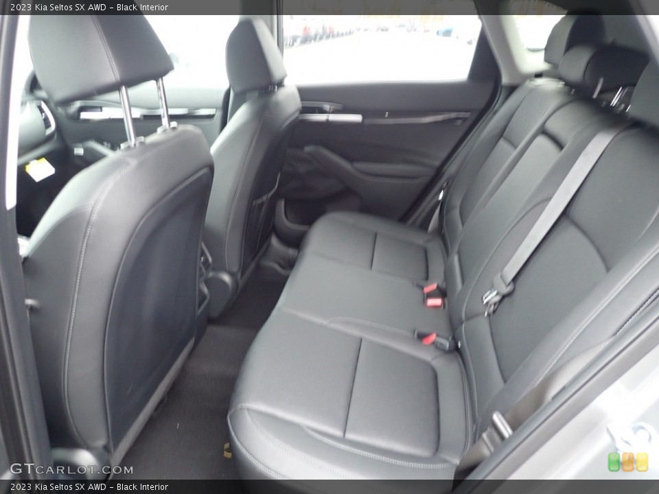 Black Interior Rear Seat for the 2023 Kia Seltos SX AWD #145541809