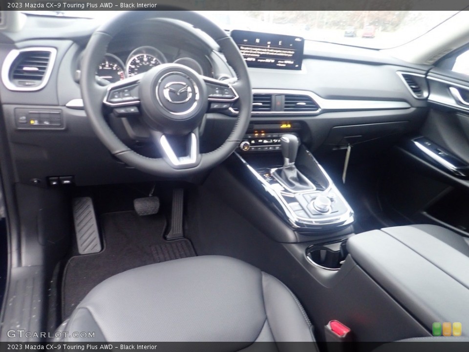 Black Interior Photo for the 2023 Mazda CX-9 Touring Plus AWD #145542316