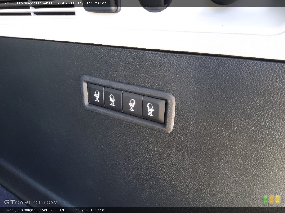 Sea Salt/Black Interior Controls for the 2023 Jeep Wagoneer Series III 4x4 #145542406