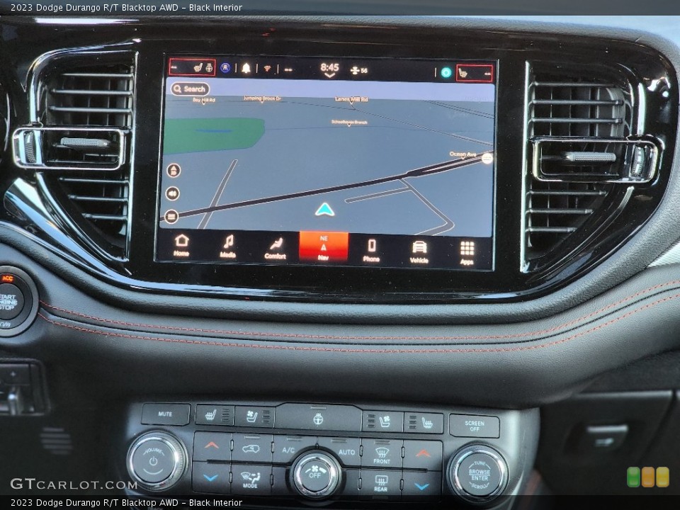Black Interior Navigation for the 2023 Dodge Durango R/T Blacktop AWD #145542433