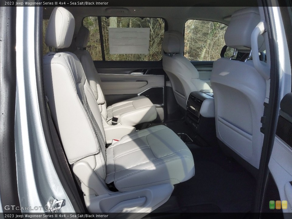 Sea Salt/Black Interior Rear Seat for the 2023 Jeep Wagoneer Series III 4x4 #145542436