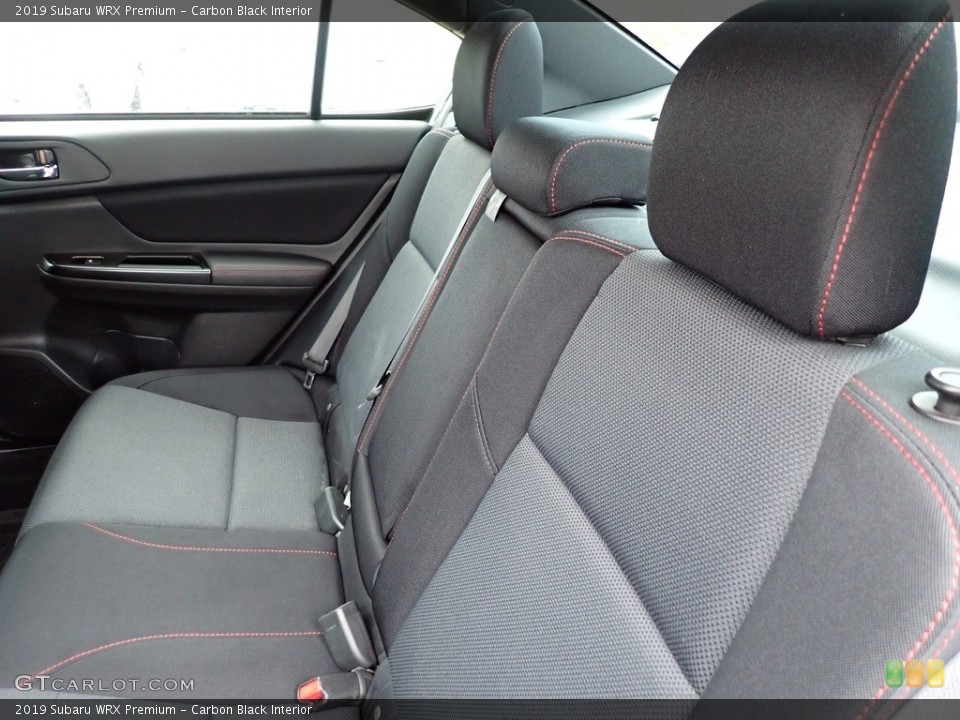 Carbon Black Interior Rear Seat for the 2019 Subaru WRX Premium #145542443