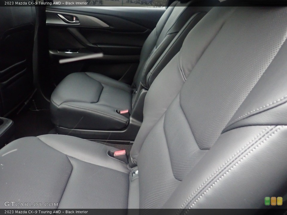 Black Interior Rear Seat for the 2023 Mazda CX-9 Touring AWD #145542622