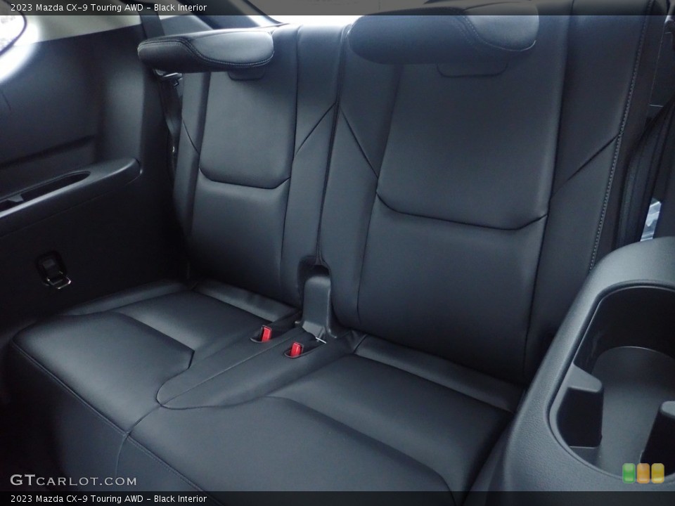 Black Interior Rear Seat for the 2023 Mazda CX-9 Touring AWD #145542640