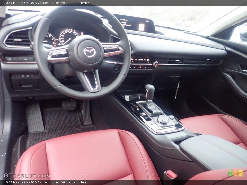 Red Interior Photo for the 2023 Mazda CX-30 S Carbon Edition AWD #145542970
