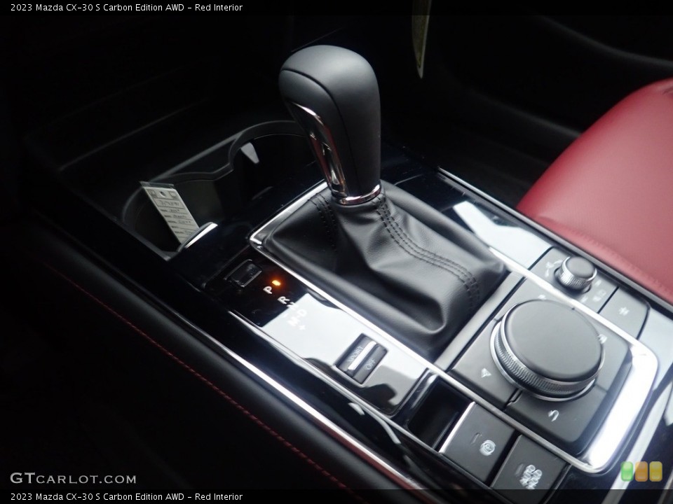 Red Interior Transmission for the 2023 Mazda CX-30 S Carbon Edition AWD #145543027