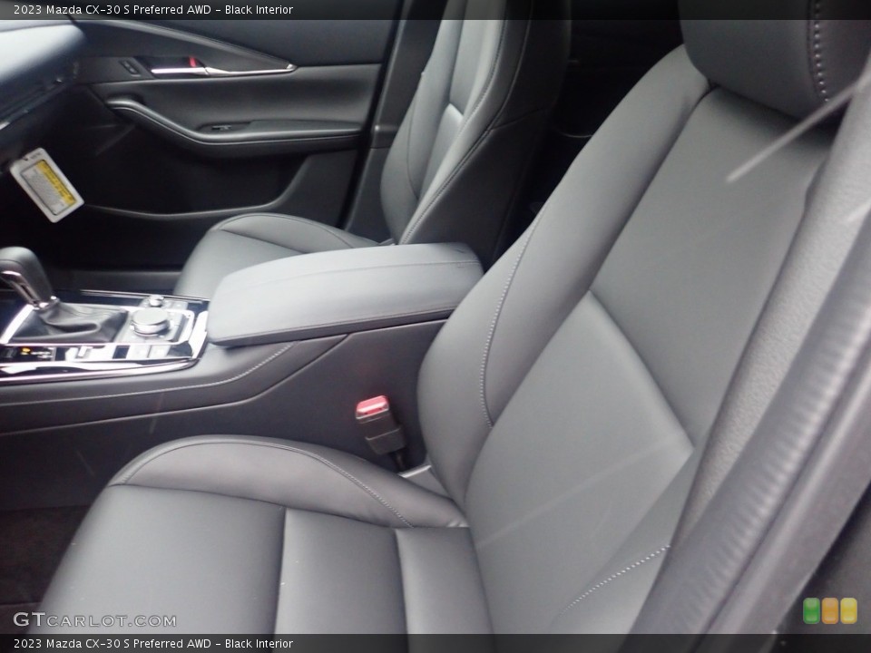Black Interior Front Seat for the 2023 Mazda CX-30 S Preferred AWD #145543615