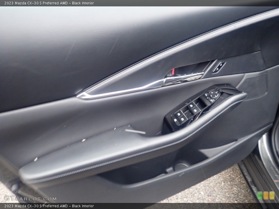 Black Interior Door Panel for the 2023 Mazda CX-30 S Preferred AWD #145543660