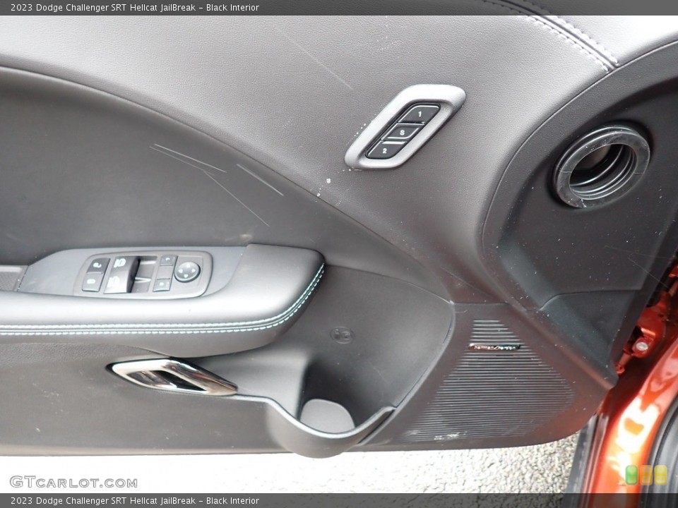 Black Interior Door Panel for the 2023 Dodge Challenger SRT Hellcat JailBreak #145543756
