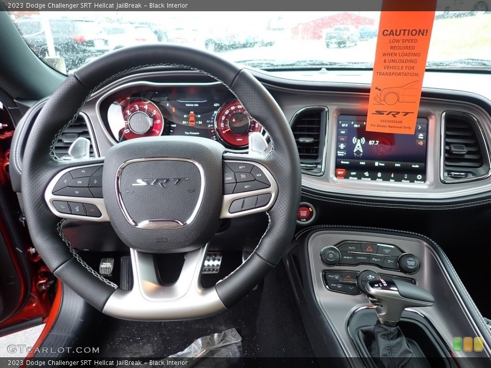 Black Interior Dashboard for the 2023 Dodge Challenger SRT Hellcat JailBreak #145543819