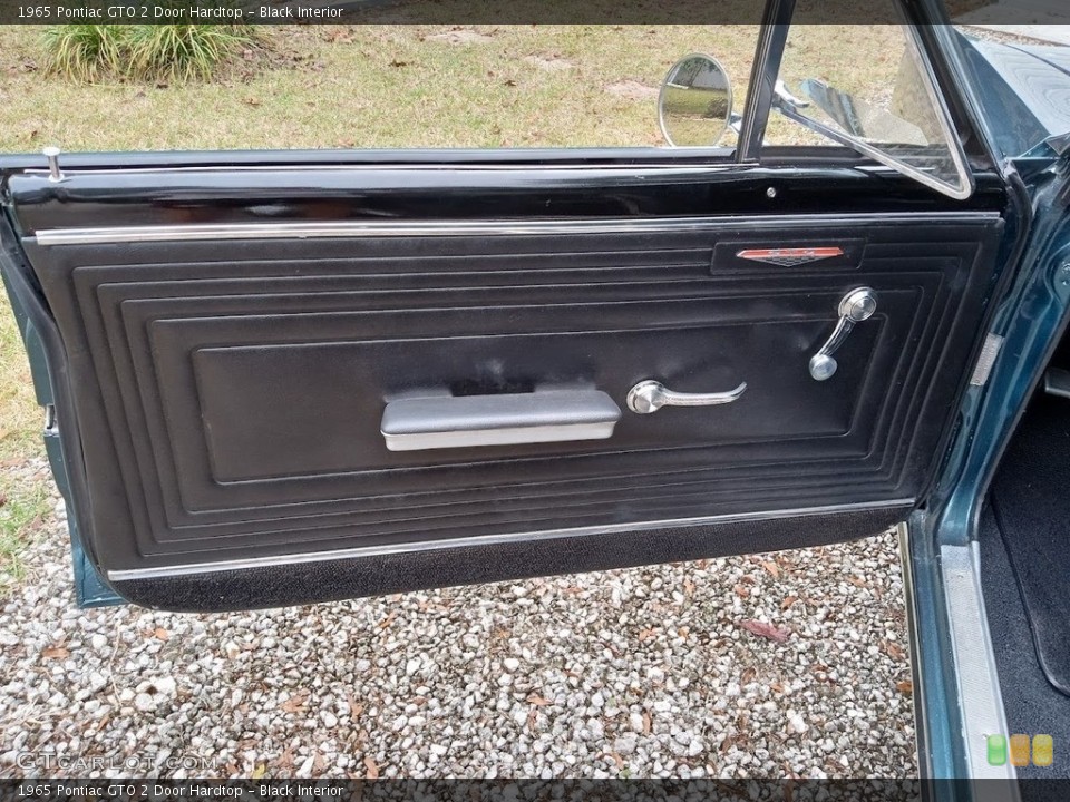 Black Interior Door Panel for the 1965 Pontiac GTO 2 Door Hardtop #145544113