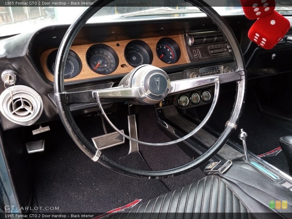 Black Interior Steering Wheel for the 1965 Pontiac GTO 2 Door Hardtop #145544170