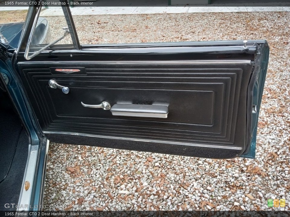 Black Interior Door Panel for the 1965 Pontiac GTO 2 Door Hardtop #145544215
