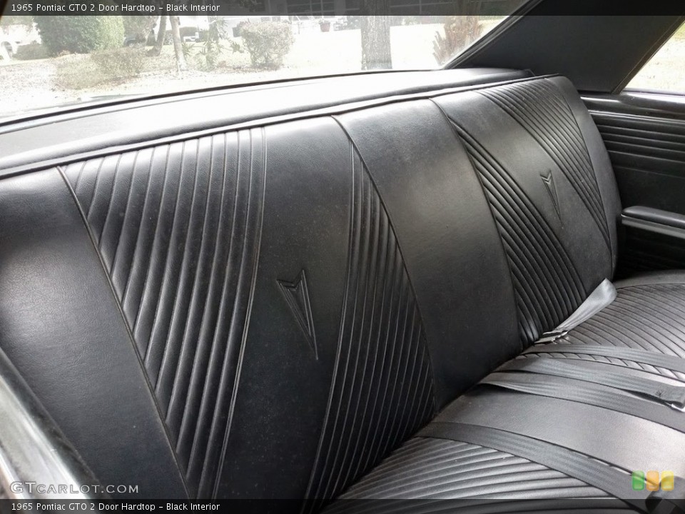 Black Interior Rear Seat for the 1965 Pontiac GTO 2 Door Hardtop #145544236