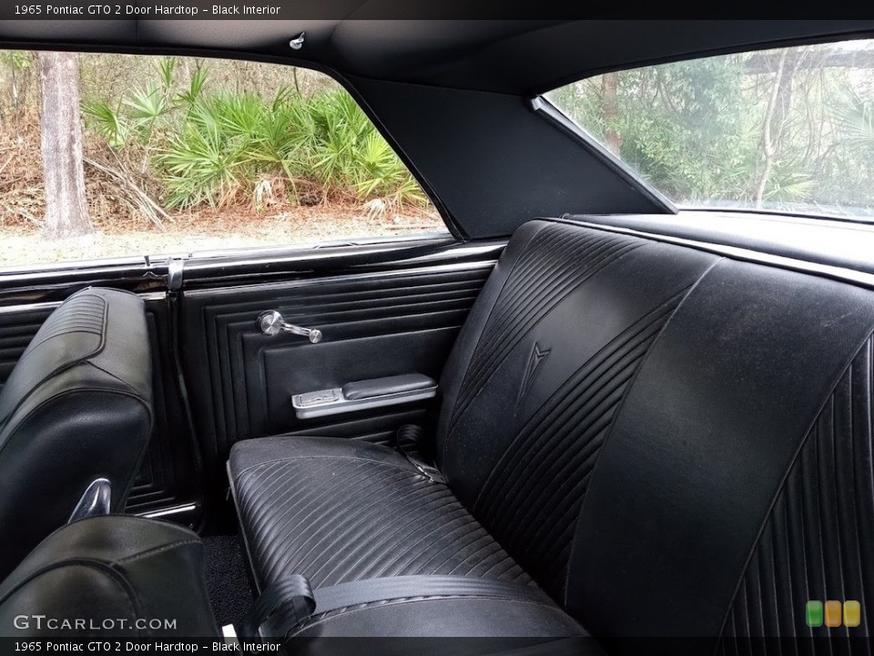 Black Interior Rear Seat for the 1965 Pontiac GTO 2 Door Hardtop #145544254