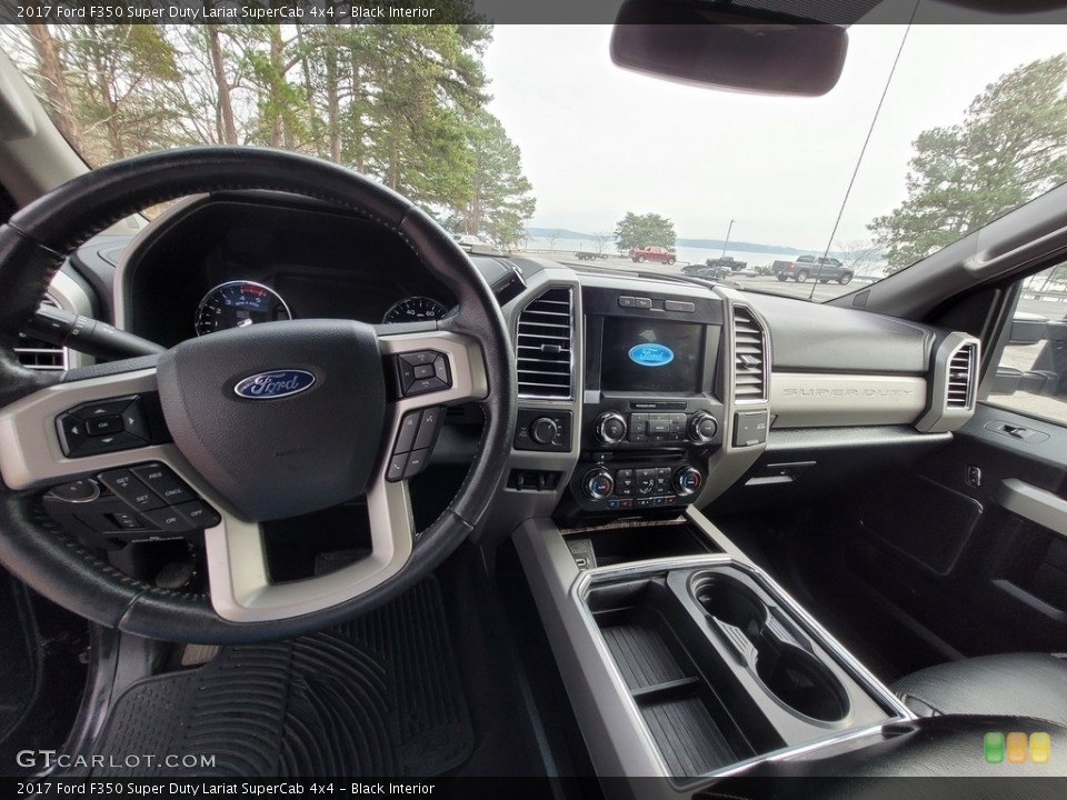 Black Interior Dashboard for the 2017 Ford F350 Super Duty Lariat SuperCab 4x4 #145544680